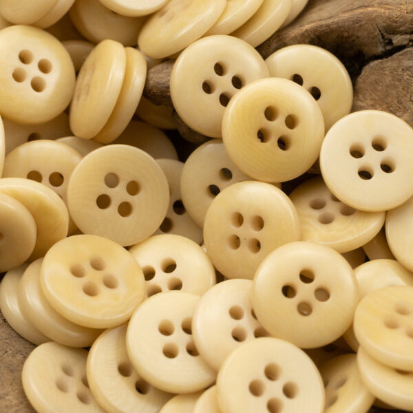 11.5/12.5mm Flat Four-Hole Orange and Gray Fruit Buttons 10pcs - Image 3