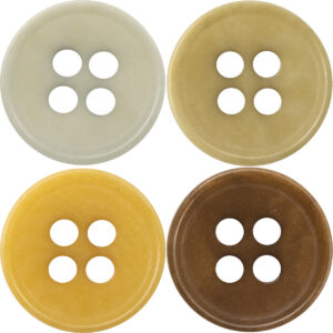 11.5/12.5mm Natural Fruit Buttons for Neutral Fashion Shirts 10pcs