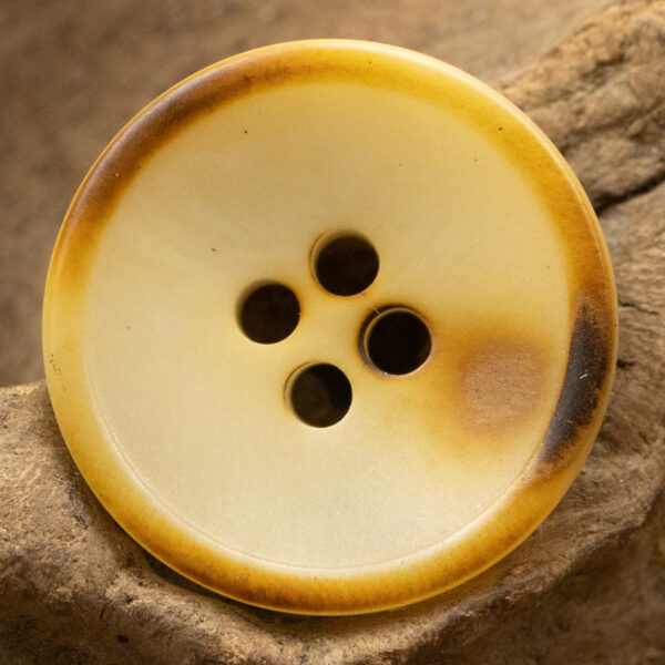 Burnished Natural Corozo Tagua Nut Buttons 10pcs