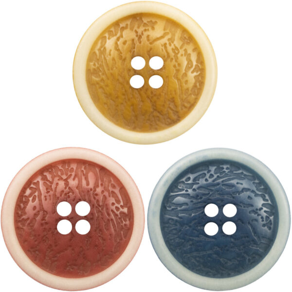 French Vintage Red Yellow Blue Fruit Buttons for Cashmere Cardigans 5pcs