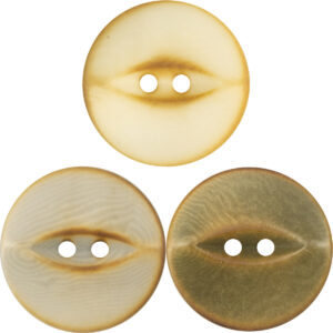 Vintage Sunset Cloud Fish-Eye Tagut Nut Buttons 10pcs - Lots of Buttons
