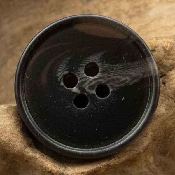 Round Dark Tiger Striped Resin Buttons for Winter Wool Coats - 30pcs - Lots of Buttons