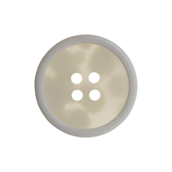 Translucent White and Black Resin Buttons for Sweater Cardigans 30pcs - Image 6