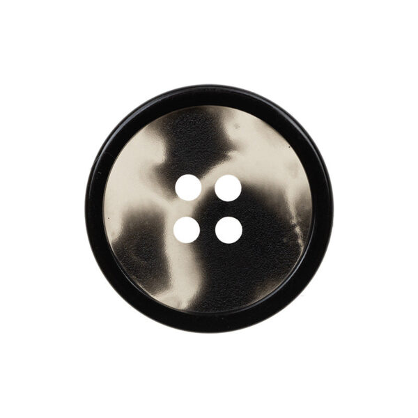Translucent White and Black Resin Buttons for Sweater Cardigans 30pcs - Image 7