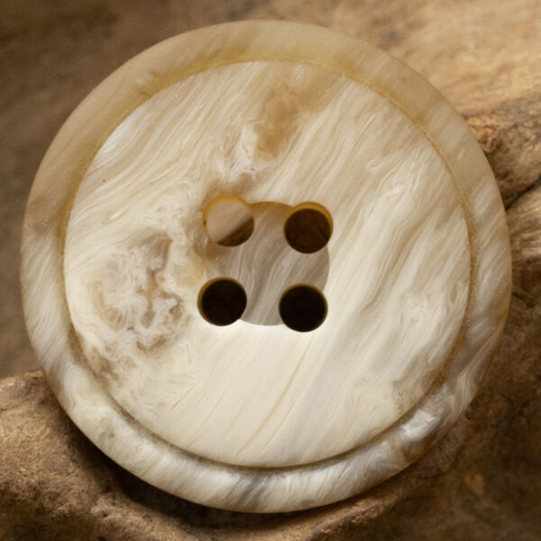 Wood Grain Resin Buttons Phoenix Groove Design for Linen Shirts 30pcs - Lots of Buttons