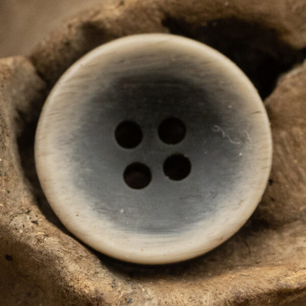 11.5mm Matte Bowl-Shaped Light Yellow Black Resin Buttons 40 Pack - Image 5