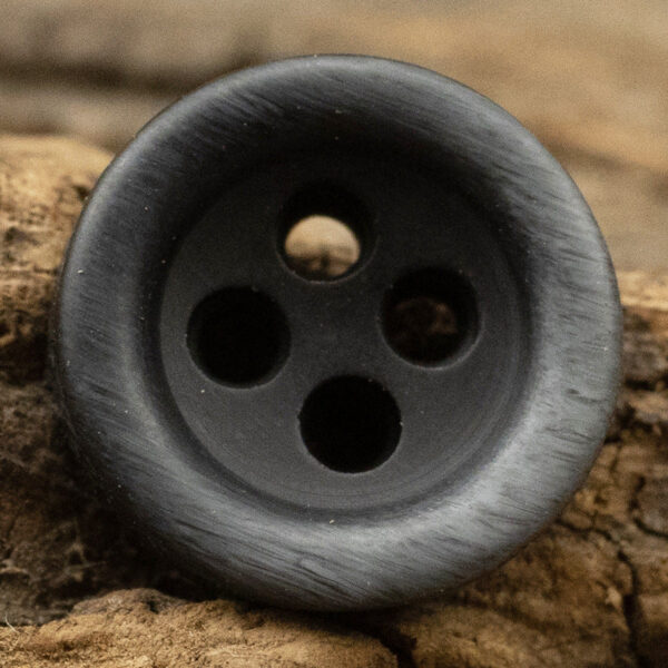 10mm/11.5mm Wood Grain Light Yellow Black Resin Buttons 60 Pack - Image 5