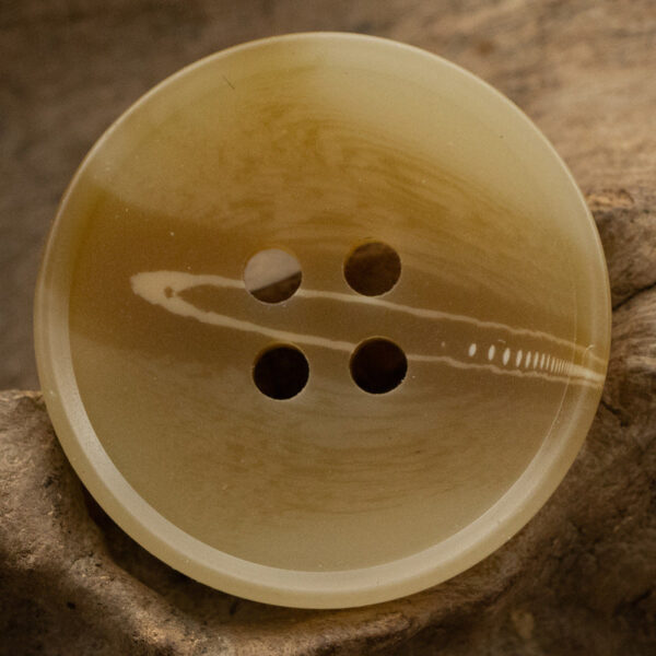 Coffee Colored Round Resin Buttons for Coats Workwear Uniform - 30pcs - Lots of Buttons