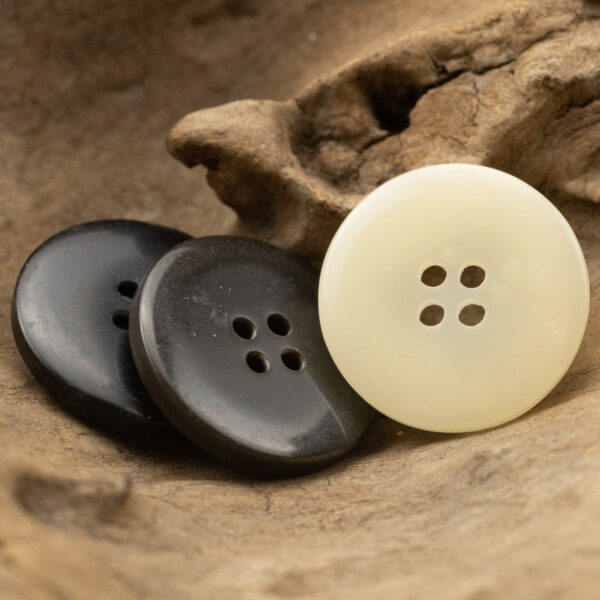 25MM Outer Circle and Inner Triangle Resin Buttons 30 Pack - Image 2