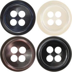 Beveled Pearlized Resin Buttons Floral Pattern Base,50PCS 