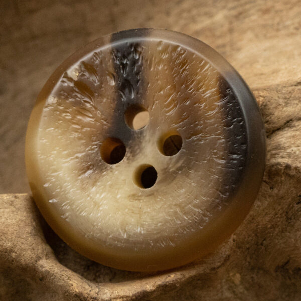 Black, White and Brown Uneven Surface Resin Buttons 30 Pack - Image 5