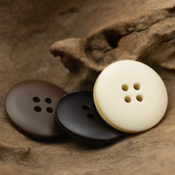 Round Light and Shadow Resin Buttons for Shirts Coats 20pcs - Image 2