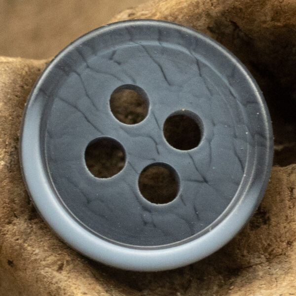 11.5MM Yellow-White and Lake Blue Two-Tone Resin Buttons 40 Pack - Image 7