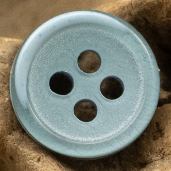 11.5MM Yellow-White and Lake Blue Two-Tone Resin Buttons 40 Pack - Image 4