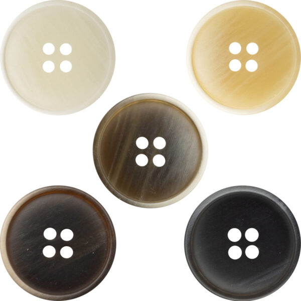 Wood Grain Gradient Resin Buttons for White Linen Cotton Suits 20pcs - Lots of Buttons