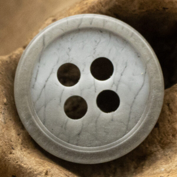 11.5mm Simple Printed Resin Buttons for Retro Denim Shirts 50pcs - Lots of Buttons