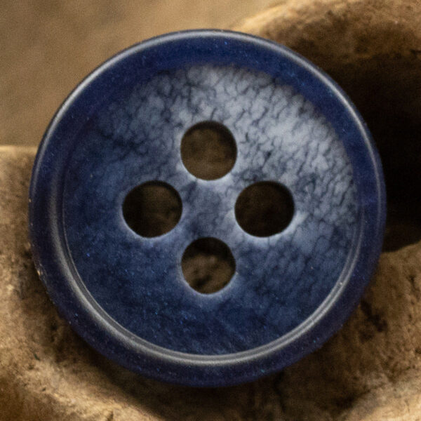 11.5mm Simple Printed Resin Buttons for Retro Denim Shirts 50pcs - Lots of Buttons