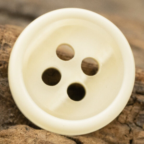 11.5mm Round Resin Buttons for White Business Shirts 40 Pack - Image 7