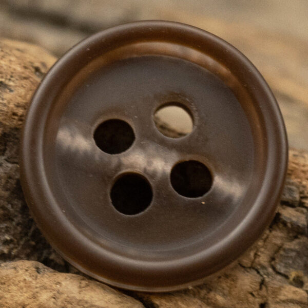 11.5mm Round Resin Buttons for White Business Shirts 40 Pack - Image 5