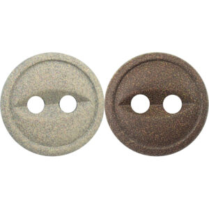 10/11.5mm Starry Gray Fish-Eye Resin Color-Printed Buttons 40pcs