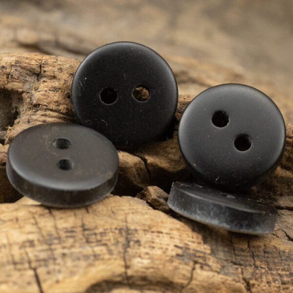 10/11.5mm Starry Gray Fish-Eye Resin Color-Printed Buttons 40pcs - Image 2