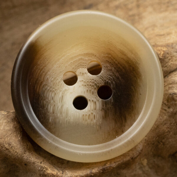 15-30MM Brown Four-Hole Resin Buttons for Casual Pants 40 Pack - Image 5