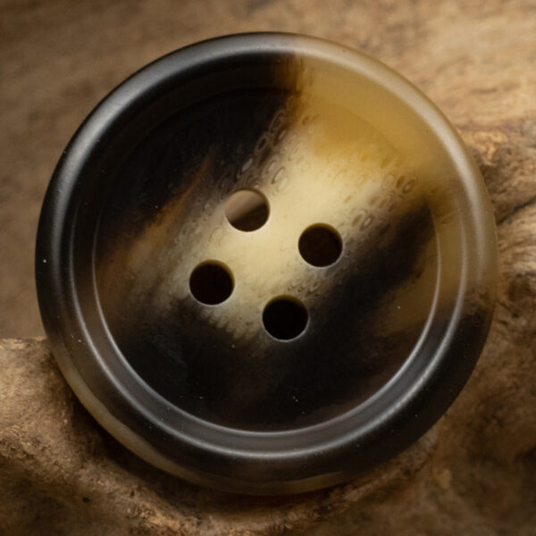 15-30MM Brown Four-Hole Resin Buttons for Casual Pants 40 Pack - Image 6