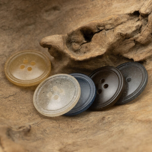 Translucent Jelly-Colored Resin Buttons for Women's Fashion Coats - 20pcs
