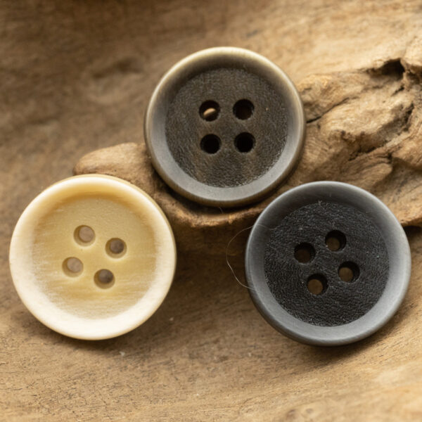 Round 4 Hole Resin Sewing Buttons with Gradient Frosted Surface,20PCS