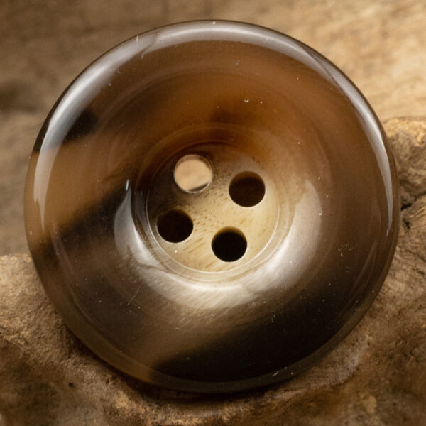 Shiny Coffee Resin Four-Hole Buttons for Knit Sweaters 30PCS - Lots of Buttons