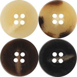 Imitation Yellow Cattle Horn Camel Color Coat Resin Buttons 20pcs 