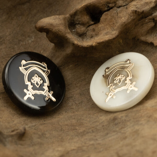 Nautical Anchor Resin Shank Buttons for Retro JK Uniform 10pcs - Image 3