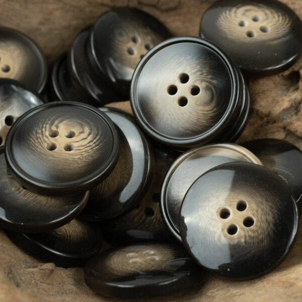 15-30mm Coffee-Colored Resin Buttons for Casual Trousers 30pcs - Image 4