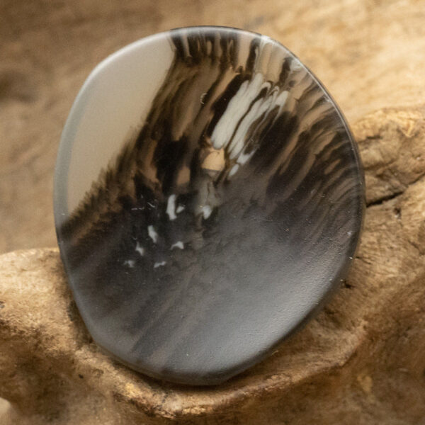25-30mm Irregular Bowl-Shaped Coffee Resin Coat Buttons 50pcs - Image 6