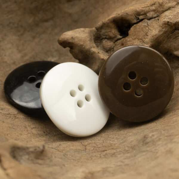 25mm Dazzling Color Flower Resin Buttons for Woolen Coats - 10pcs - Image 3