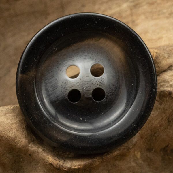 Round 4-Hole Resin Buttons for Black Woolen Coat - 40 Pack - Lots of Buttons