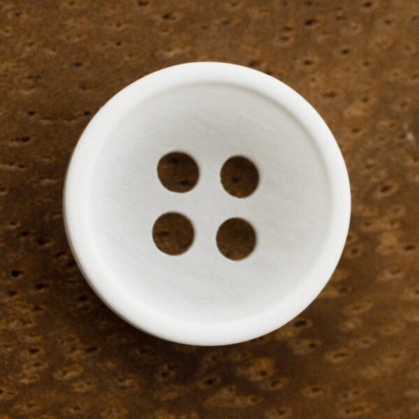 11.5MM Bowl-Shaped Translucent Beige White Resin Shirt Buttons 100pcs - Image 4