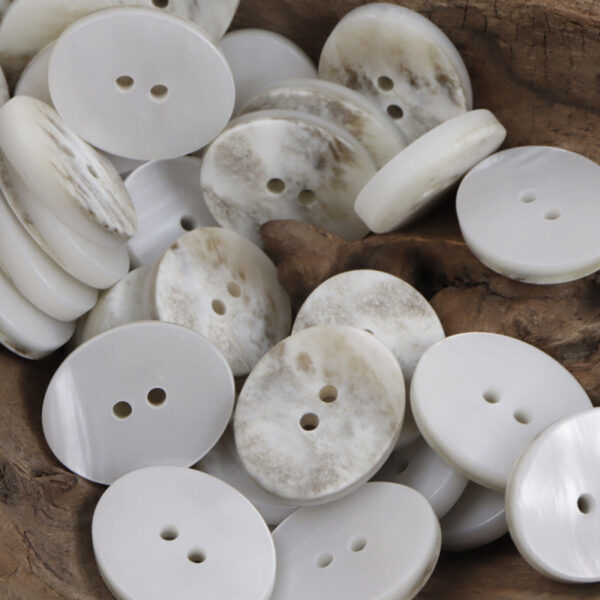 Oval Two-Hole Gradient Resin Buttons Double Sides 40 Pack - Image 4