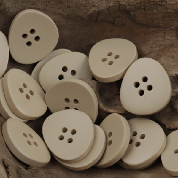Irregular Triangular Soft-Colored 4-Hole Resin Buttons,30pcs - Lots of Buttons