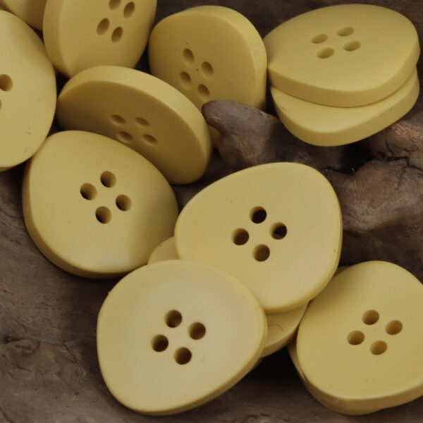 Irregular Triangular Soft-Colored 4-Hole Resin Buttons,30pcs - Lots of Buttons