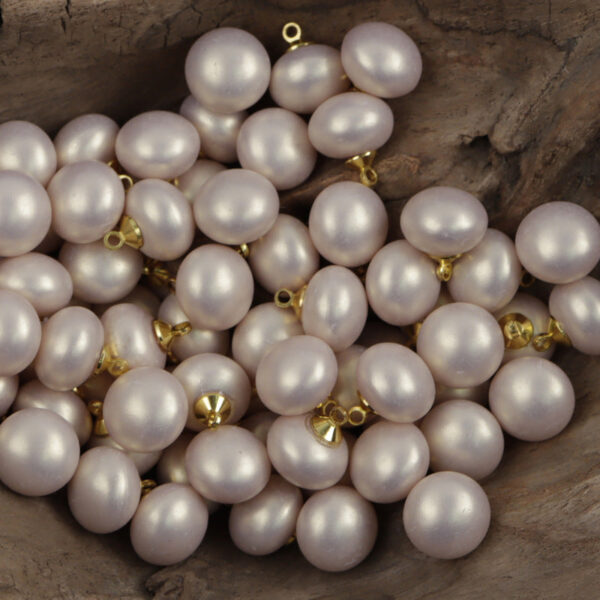 11.5mm Soft-Colored Spherical Resin Buttons for DIY Earrings 10pcs - Image 4