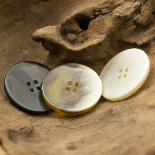15-30mm Gradient Imitation Amber Pattern Resin Buttons 20pcs - Image 2