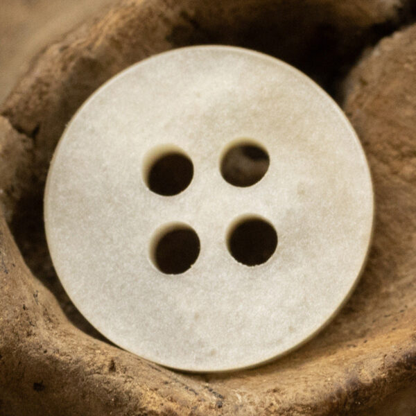 11.5mm Wood Grain Gray Beige Resin Buttons with Gold Rim 48 Pack - Image 11