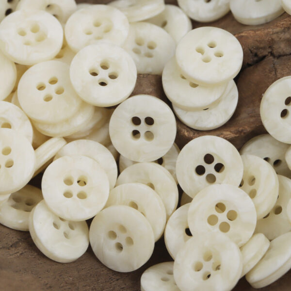 Wide-Edged Splashed Ink Resin Buttons for Beach Floral Shirts 60 Pack - Image 3