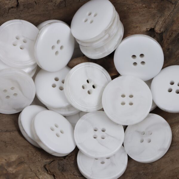 15mm - 30mm Resin Buttons Smoke Pattern White Coffee Black 30pcs - Image 3