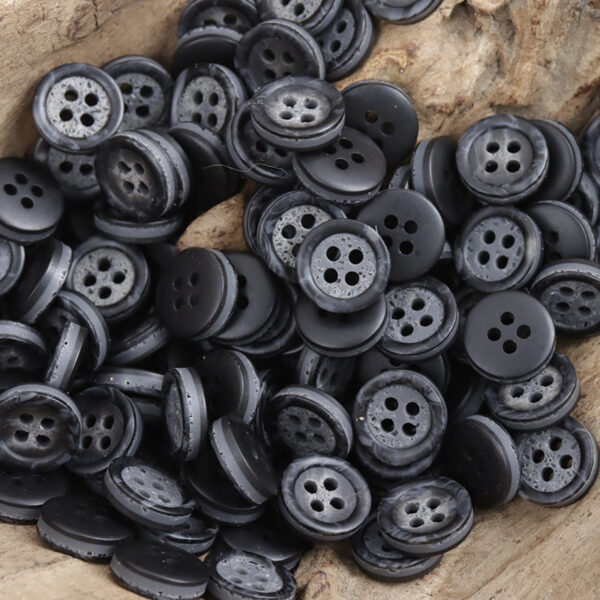 Two-Tone Pebble Pattern Resin Buttons for Hawaiian Beach Shirts 50 Pack - Image 7