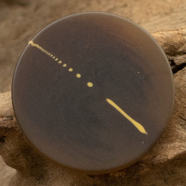 Flat Matte Black Coffee Shank Resin Buttons for Sweater Suit 20pcs - Image 3