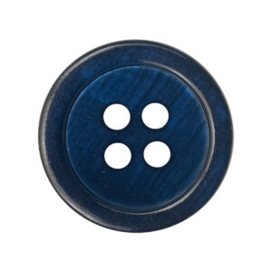 Deep Blue Shirt Pearl Shell Flat Buttons,10PCS 