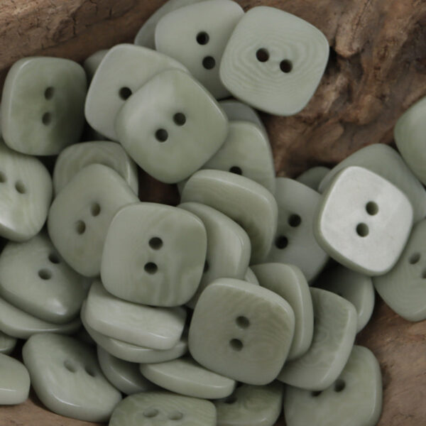 Square Natural Tagut Nut Buttons for Women's Fashion Cardigans,10pcs