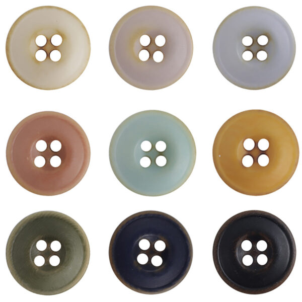 Cute Natural Tagua Nut Corozo Buttons 10 Pack